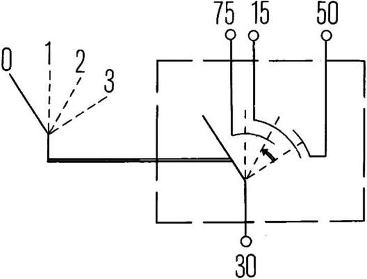 HELLA - Zünd-/Startschalter - 6JK 007 232-001