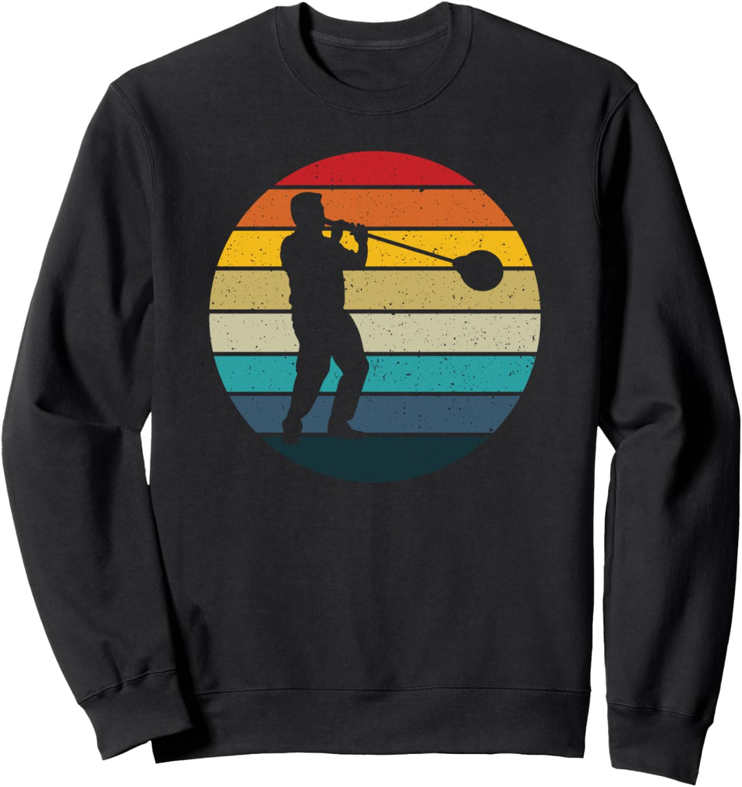 Glass blowing retro sunset glassworking - glass blower gift Sweatshirt