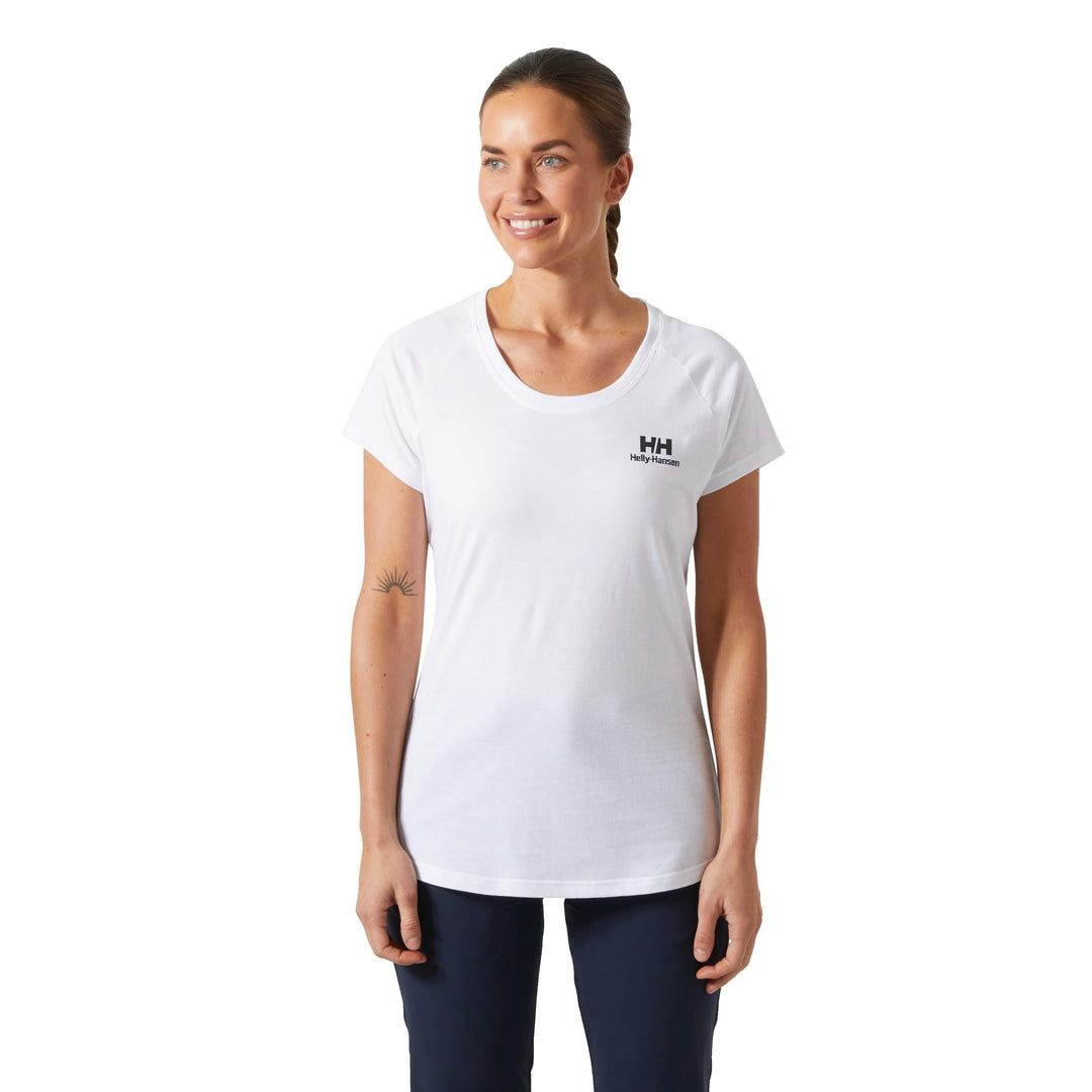 Helly Hansen Damen Nord Graphic Drop T-Shirt XS 006 White, XS 006 White