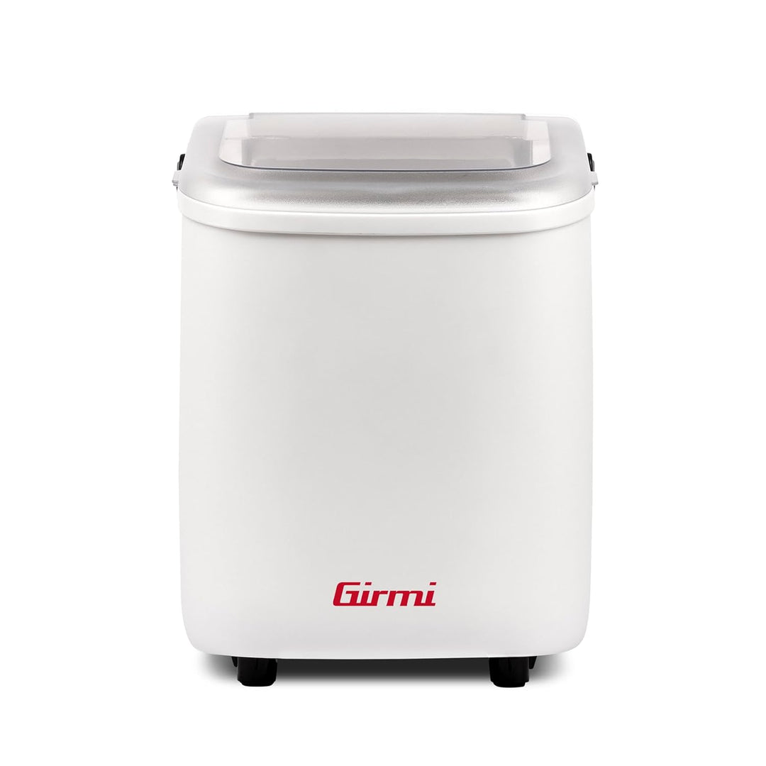 Girmi GH74 Eiswürfelbereiter, 1100 Würfel x 24 h, automatische Abschaltung, inklusive Zubehör, Weiss
