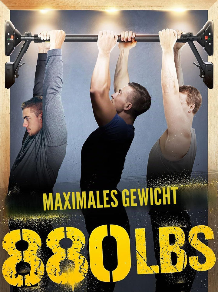 Klimmzugstange/Klimmzugstange Oberkörper-Workout-Stange, super belastbar: Doppelte Sicherheitsverrie