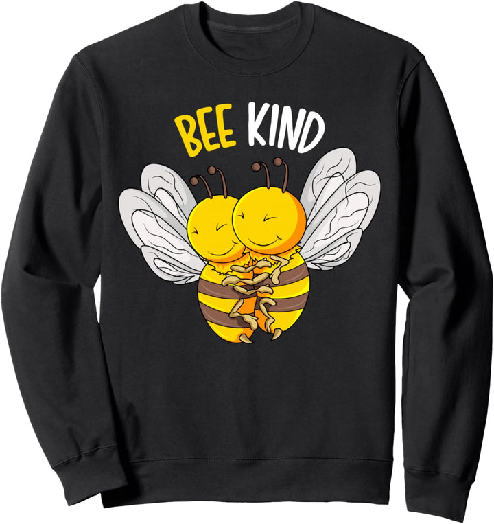 Bee Kind Bienen Kinder Mädchen Damen Sweatshirt