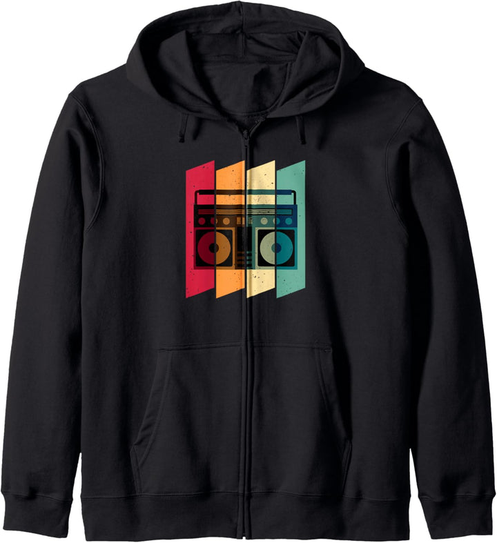 Vintage Old School 90er 80er Jahre Motto Party Kleidung Kapuzenjacke