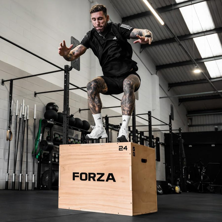 METIS 3-in-1 Plyo Jump Box - Krafttraining | Indoor Box aus Holz | 51cm, 61cm, 76cm