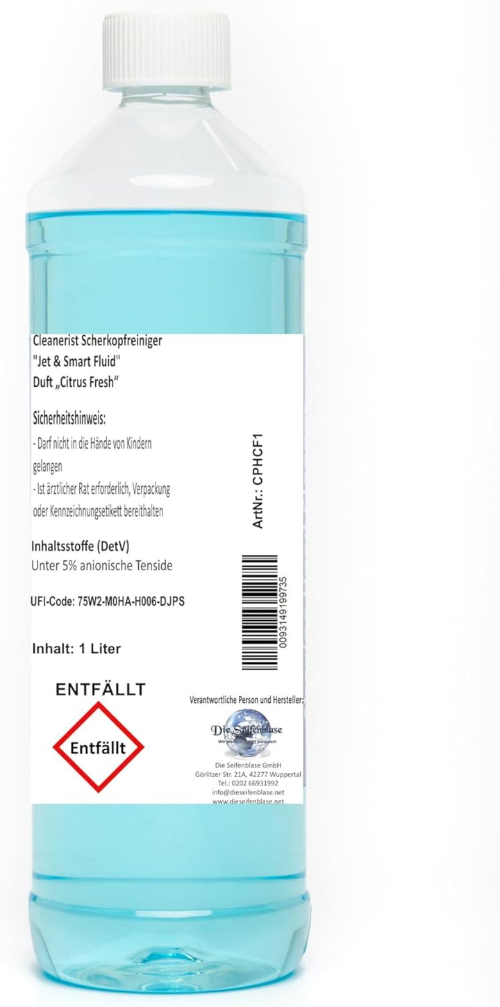 3x1 Cleanerist Jet &amp; Smart Fluid Reinigungsflüssigkeit Kompatibel-Ersatz für Philips Rasierer Citrus