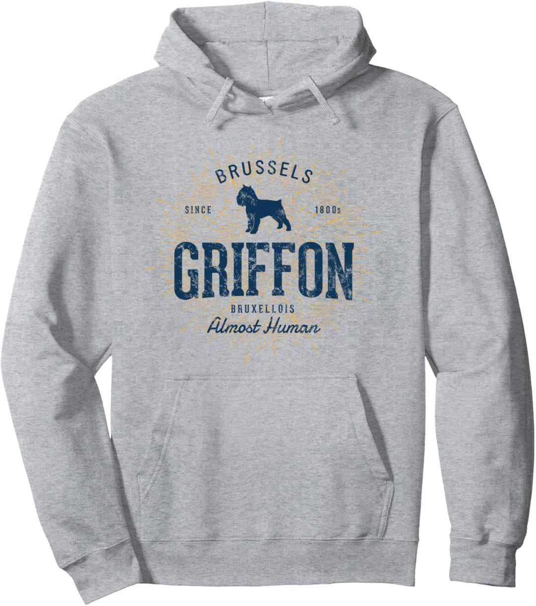 Brussels Griffon Geschenk Vintage Brüsseler Griffon Pullover Hoodie