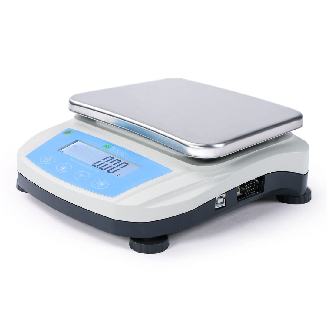U.S. Solid Präzisionswaage Laborwaagen RS232 USB Schnittstellen (5000g, 0.01g) USB &amp; RS232 Schnittst