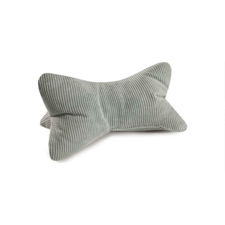 MAGMA Leseknochen INGA, Cord Look,Farbe Mint, 42cm x 22cm, ergonomische Form für Nacken- oder Lenden