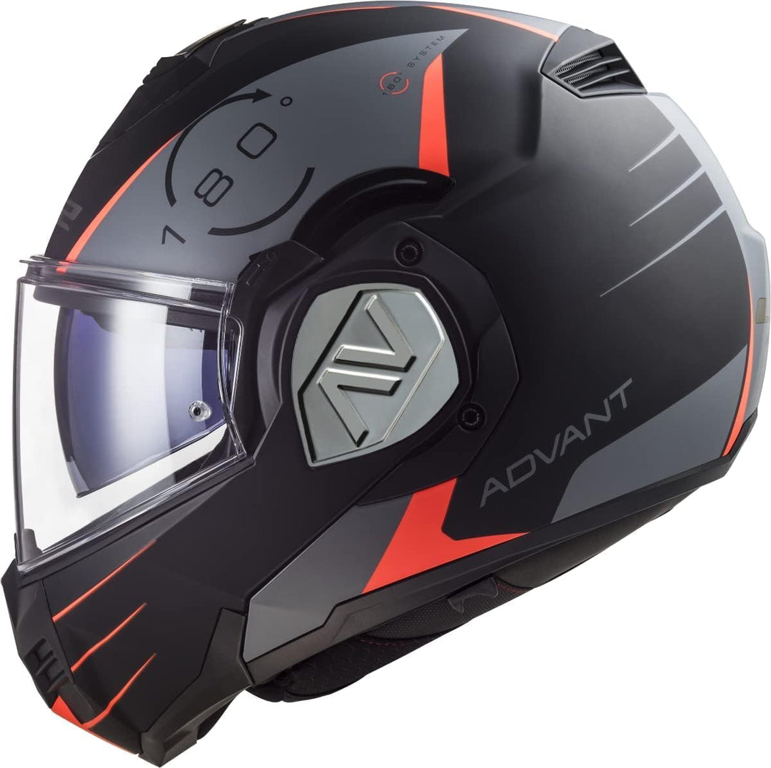 LS2, Modularhelme motorrad ADVANT Codex mat black titanium, XS XS mat black titanium, XS mat black t