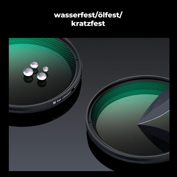 K&amp;F CONCEPT Variabler Kurzstrahl-Sternfilter 4&amp;8 Punkte Dezenter Glanz | 58mm,Optisches Glas,HD,Mult
