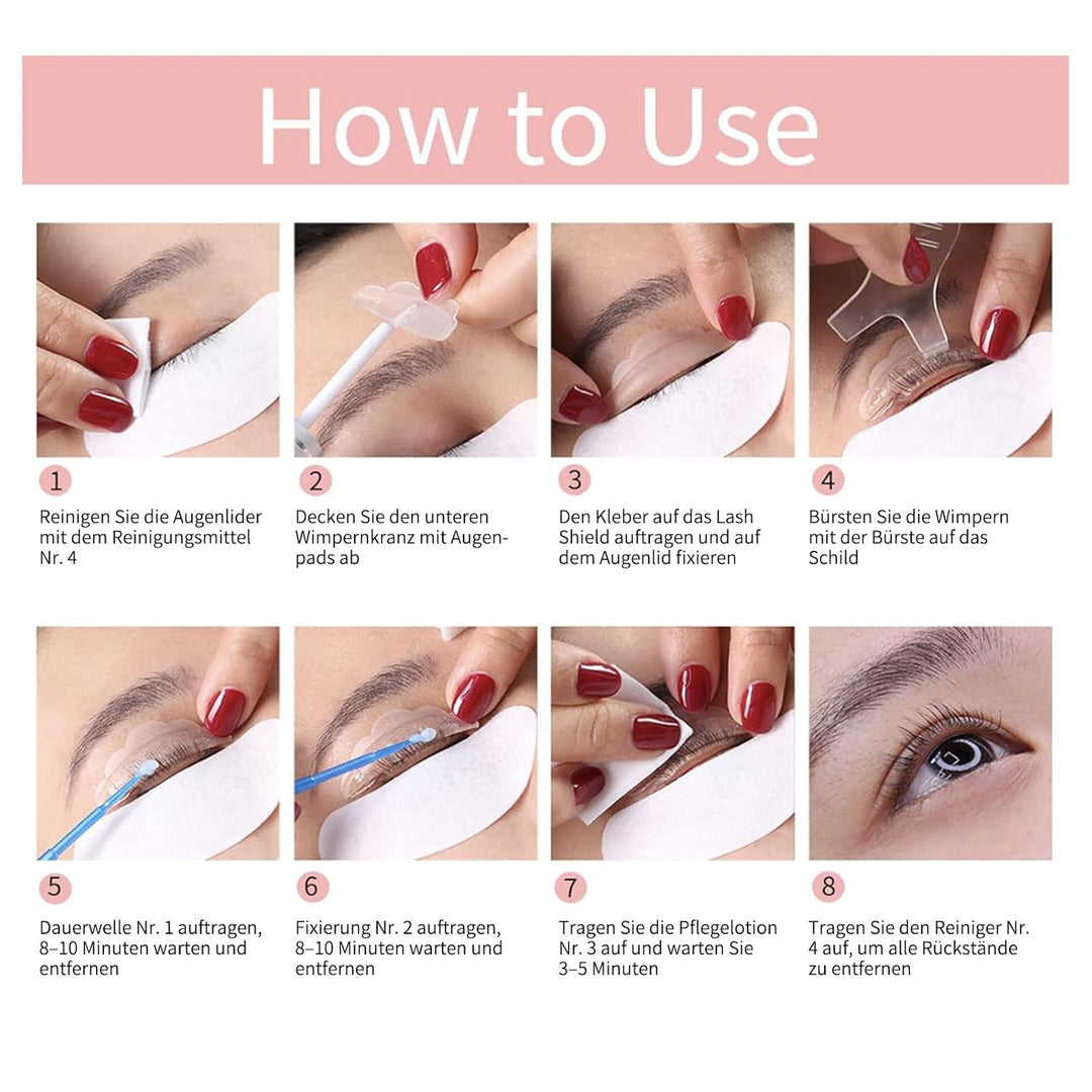 Wimpernlifting Set, Lash lifting set, Wimpern Lifting set Professionell, Wimpernlifting Lash Lift Ki