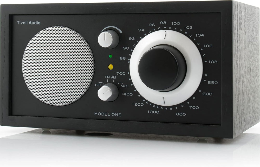 Tivoli Audio Model One UKW-/MW-Radio (Schwarz / Schwarz / Silber) black, black