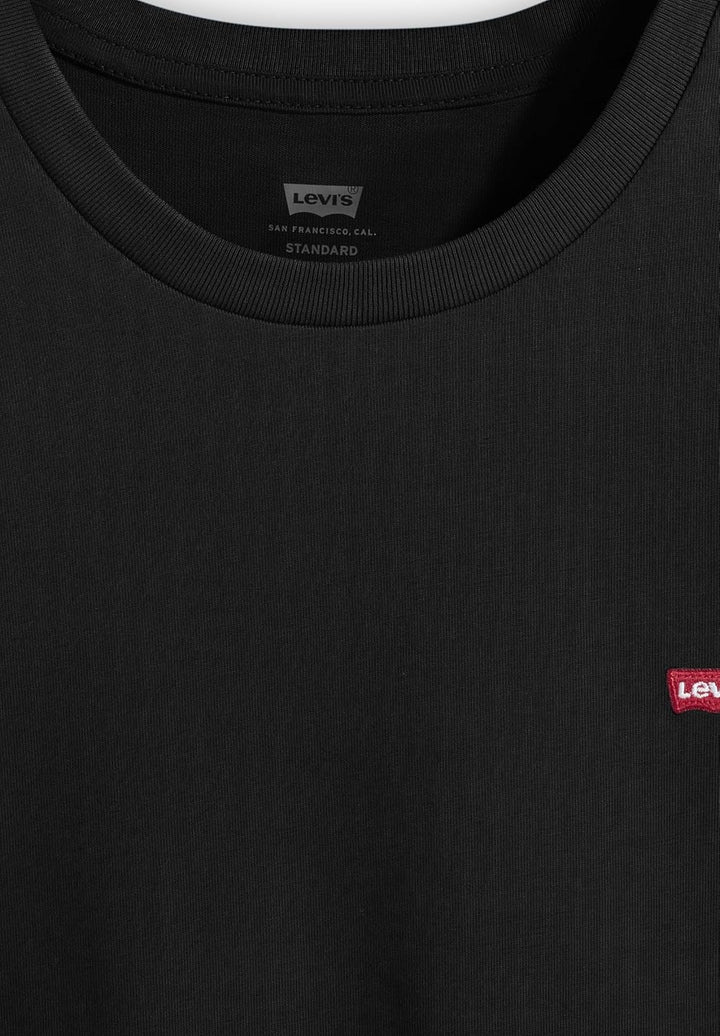 Levi's Herren Ss Original Housemark Tee T-Shirt XL Stonewashed Black, XL Stonewashed Black