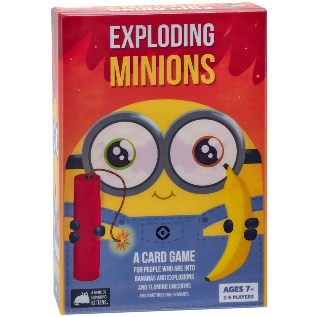 Exploding Kittens - 2-5 Players - Ages 7+ - 15 Minutes to Play - Minions Themed High Stakes Card Gam