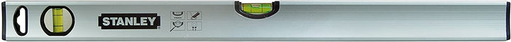 Stanley Wasserwaage Klassik (120 cm Länge, magnetisch, schlagfeste Blocklibelle, grosse Seitenlibell