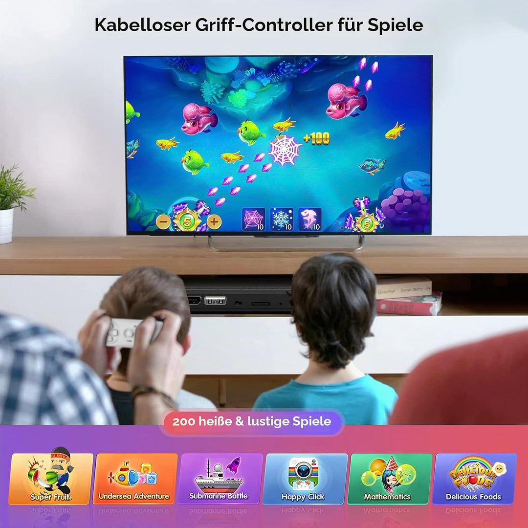 Ultimate Family Fun Double Tanzmatte – rutschfeste kabellose Tanzmatte mit mehr als 200 Spielen und