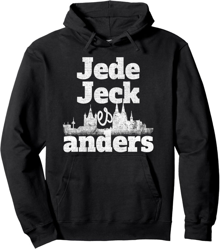 Jede Jeck Es Anders Kölner Grundgesetz Karneval Köln Kölsch Pullover Hoodie