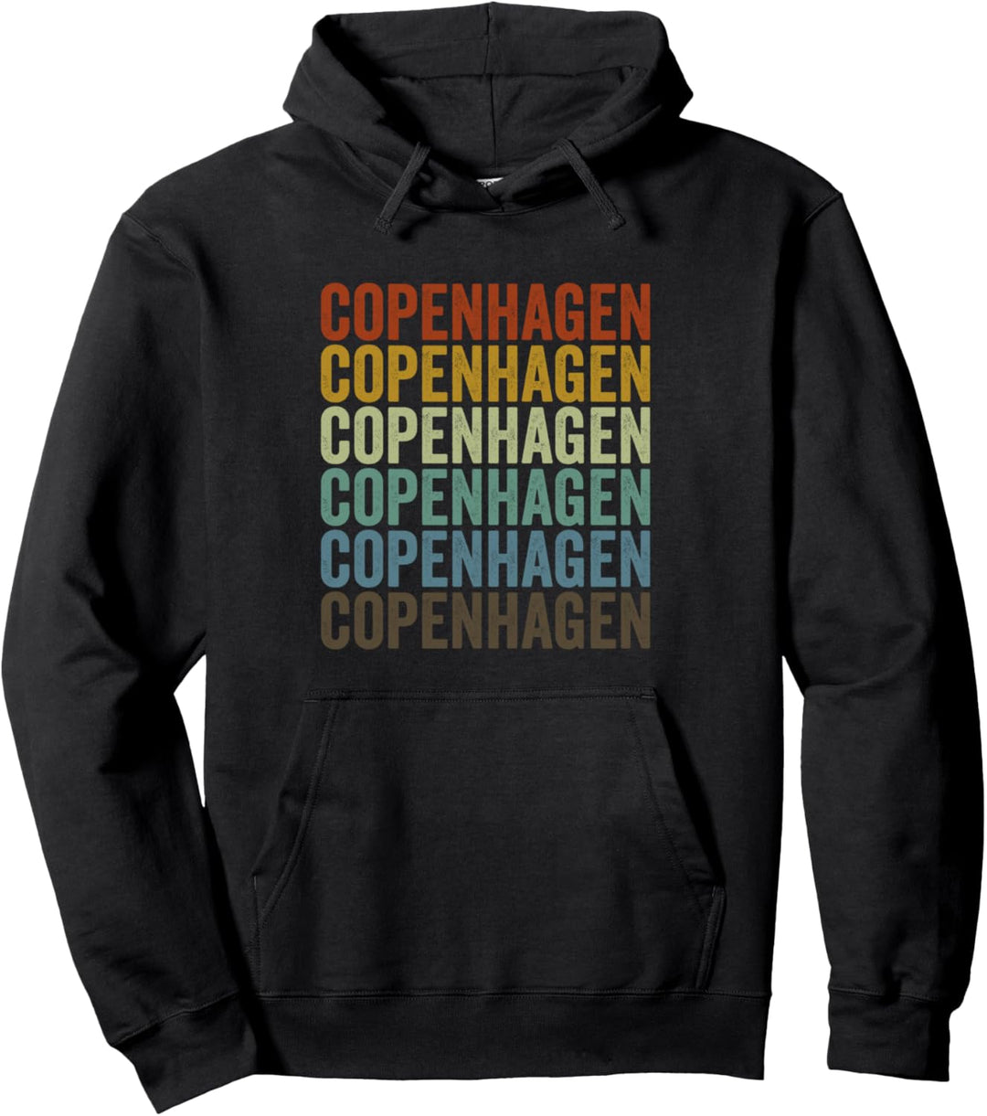 Copenhagen Dänemark Retro Vintage Pullover Hoodie