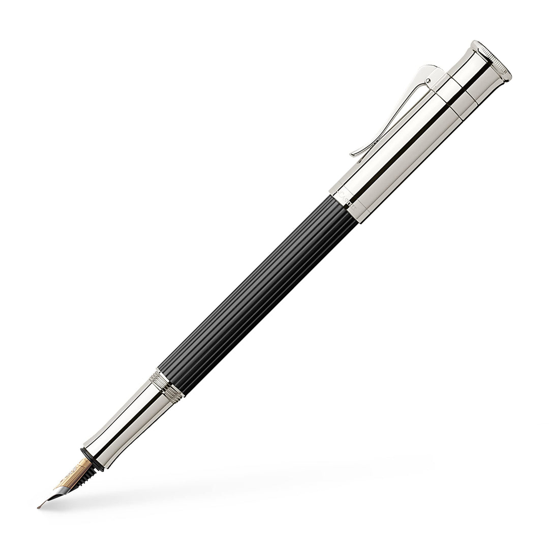 Graf von Faber-Castell 145552 - Füllfederhalter Classic, Ebenholz, Federbreite EF
