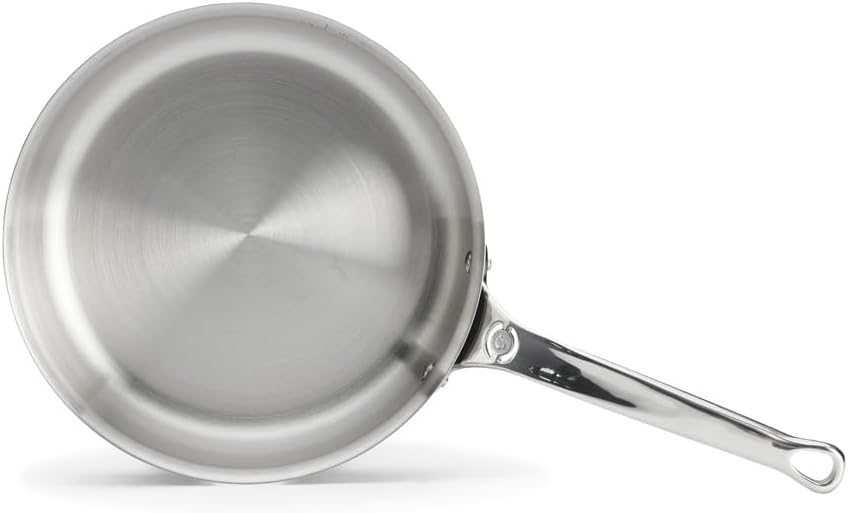 DeBuyer Sauteuse, Edelstahl, Silber, 24 cm 19 x 23.9 x 7.6 cm, 19 x 23.9 x 7.6 cm