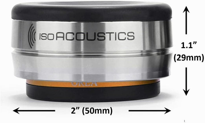 IsoAcoustics Orea-Serie mit Isolatoren für HiFi-Komponenten OREA Bronze – 3,6 kg max./Stück Bronze -