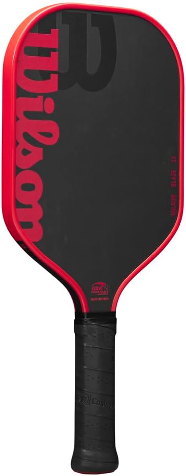 Wilson Blaze Series Pickleball-Paddel, Griffgrösse 6,4 cm, Schwarz/Rot Blaze Black / Red, Blaze Blac