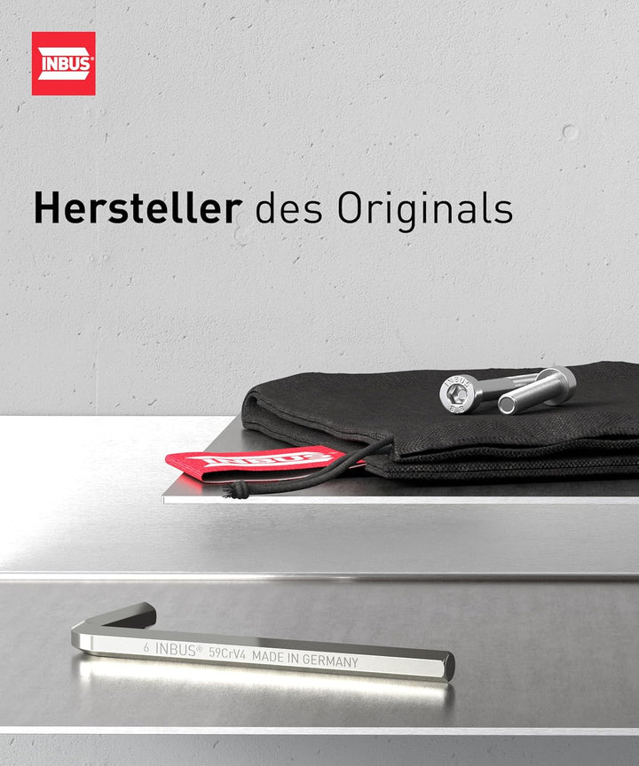 INBUS® Winkelschraubendreher 1.5mm, 100 Stück | Das Original. Made in Germany. (ID: 73431) 1.5 mm (1