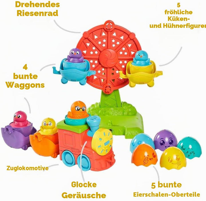 Toomies Tomy E73099 2 in 1 Eggventure Train, Multi Abenteuer Spiel Zug, Abenteuer Spiel Zug
