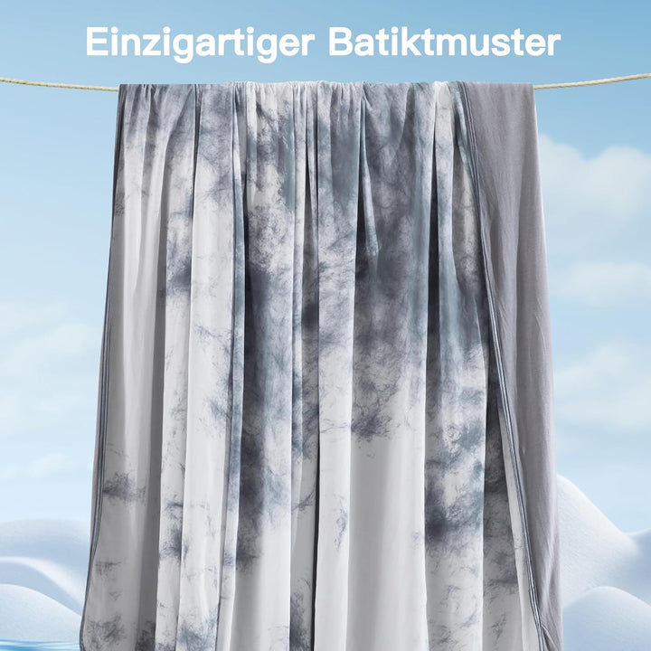 Elegear Kühldecke 2in1 Selbstkühlende Decke, Japanische Arc-Chill 3.0 Q-Max>0,5 leichte Sommerdecke