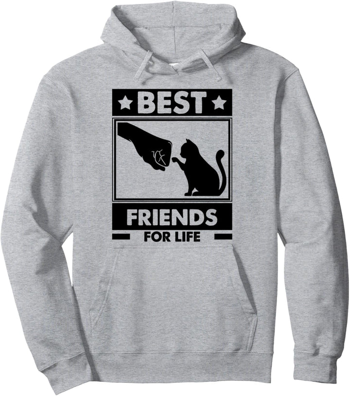 Katzen Beste Freunde fürs Leben Katze Bester Freund Katze Pullover Hoodie