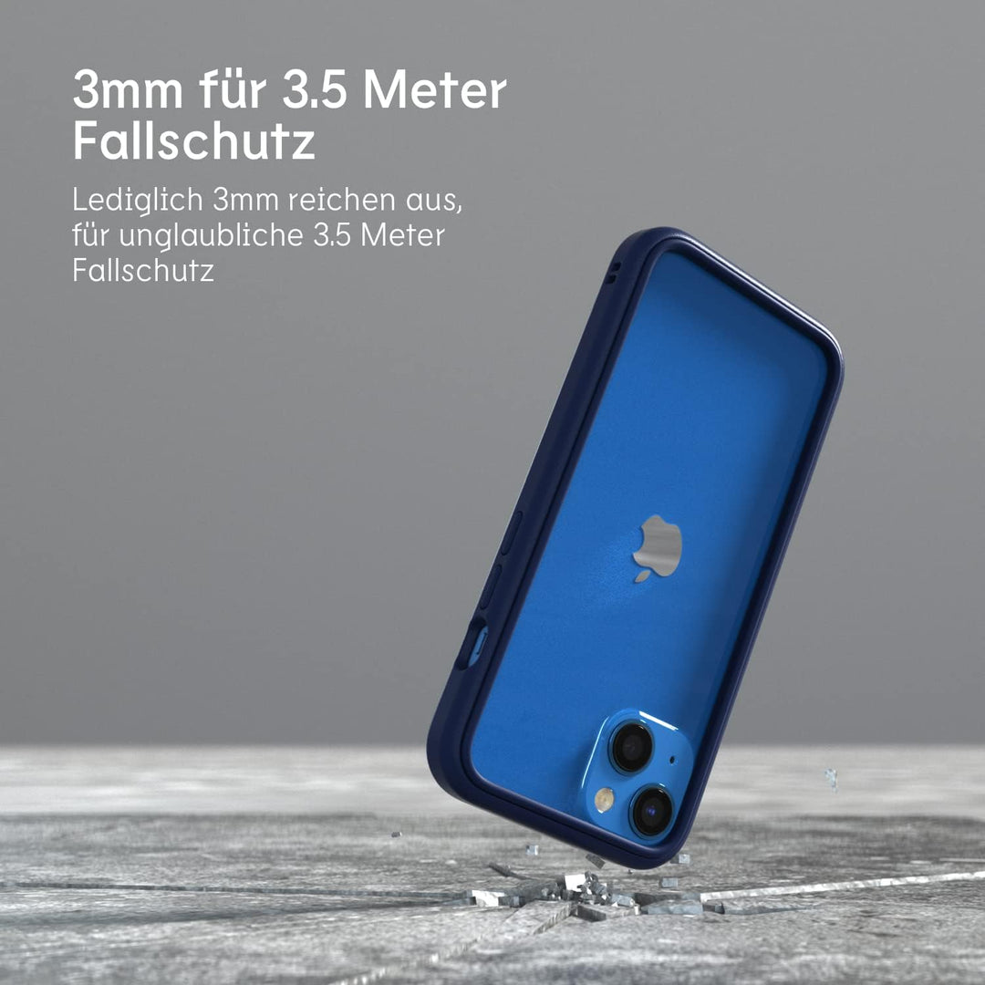RhinoShield Bumper Case kompatibel mit [iPhone 13/13 Pro] | CrashGuard NX - Stossdämpfende Schutzhül