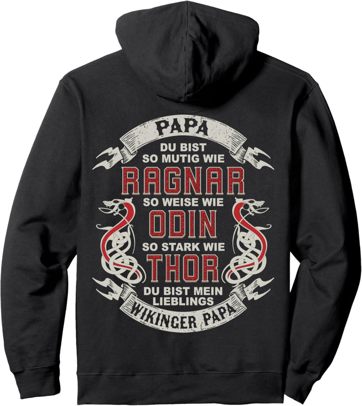 Papa der Nordischen Mythologie - Wikinger Dad - Vikings Papa Pullover Hoodie