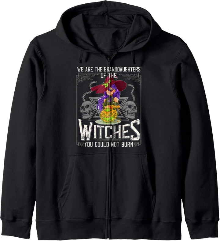 Wir sind die Enkelinnen von The Witches Shirt Halloween Kapuzenjacke
