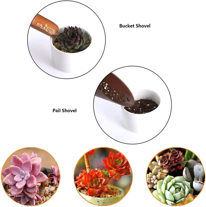 Mini Pflanzen Werkzeug Set,13 Stück Mini-Gartengeräte-Set Mini-Gartenhandtransplantation Sukkulente