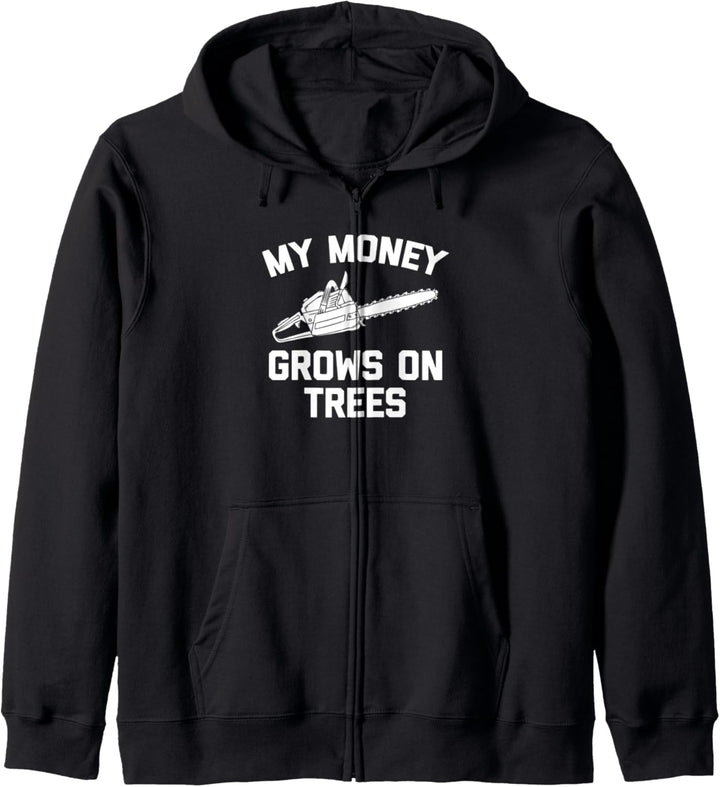 My Money Grows On Trees - Lustiger Logger Arboristische Logging Kapuzenjacke