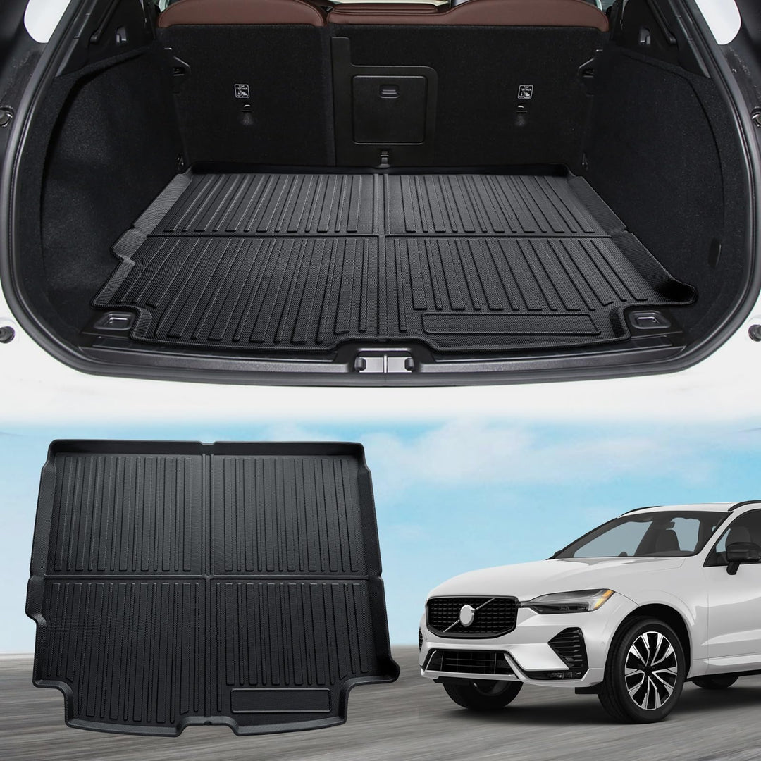 ECOZEN kofferraumwanne für Volvo XC60 2018-2026 TPE Allwetter Kofferraumwanne Original 3D-Scan 3-lag