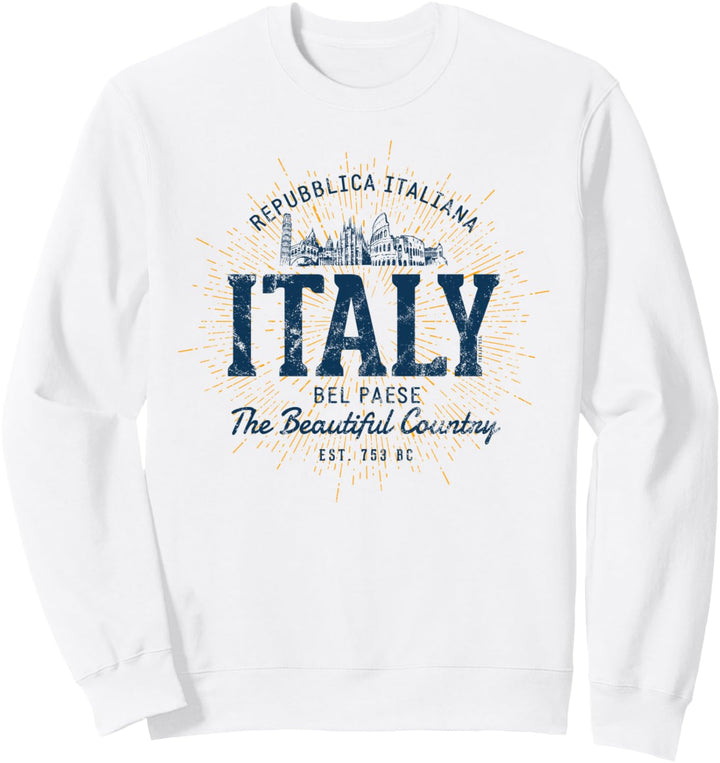 Italien Retro-Stil Vintage Italien Sweatshirt
