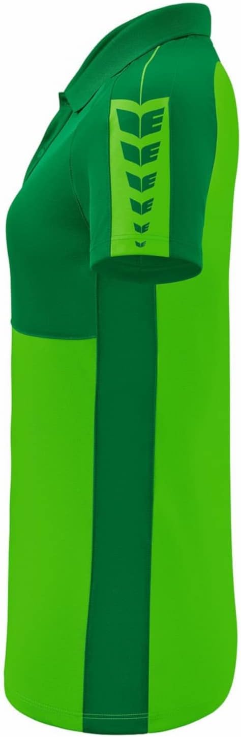Erima Six Wings Poloshirt Damen Damen 38 Green/Smaragd, 38 Green/Smaragd