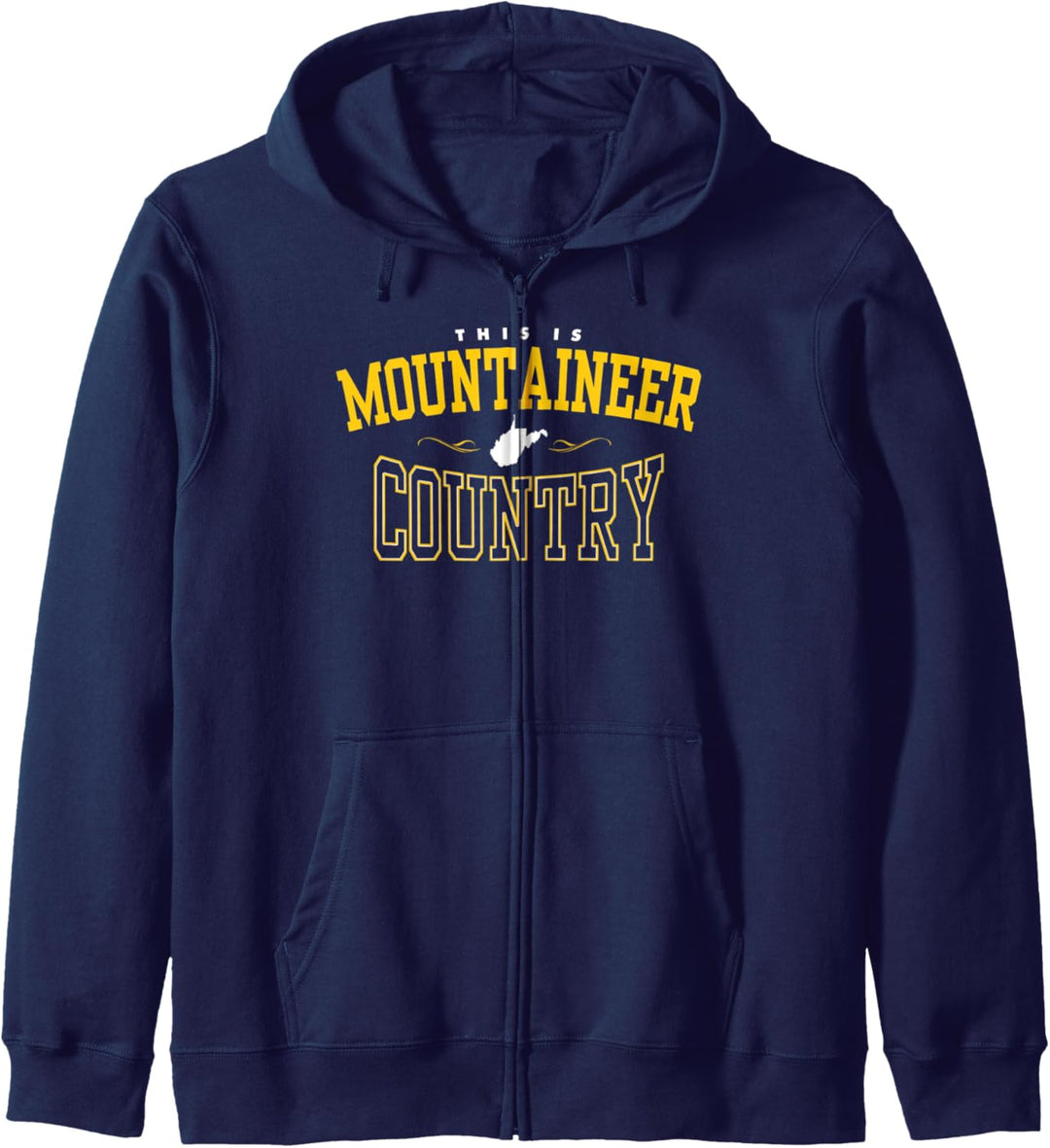 Das ist Mountaineer Country West Virginia T-Shirt Kapuzenjacke