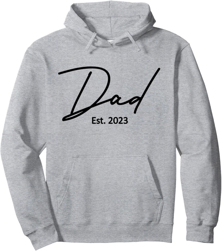 Dad Est. 2023, Vatertag, Mama Matching, Daddy New Dad Pullover Hoodie