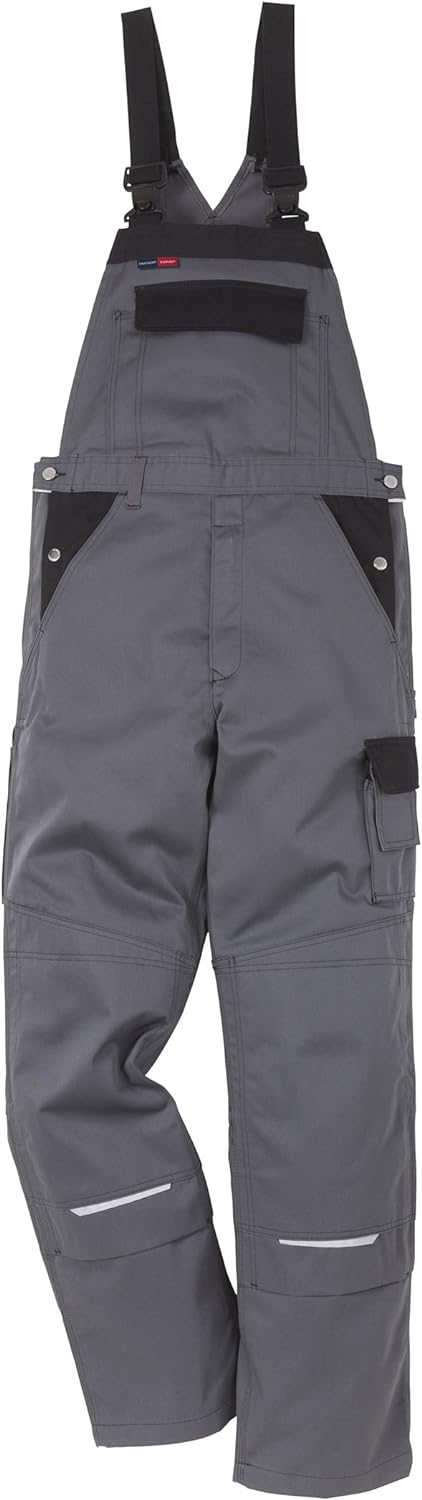 Kansas Latzhose ICON Hose Grau/schwarz 66