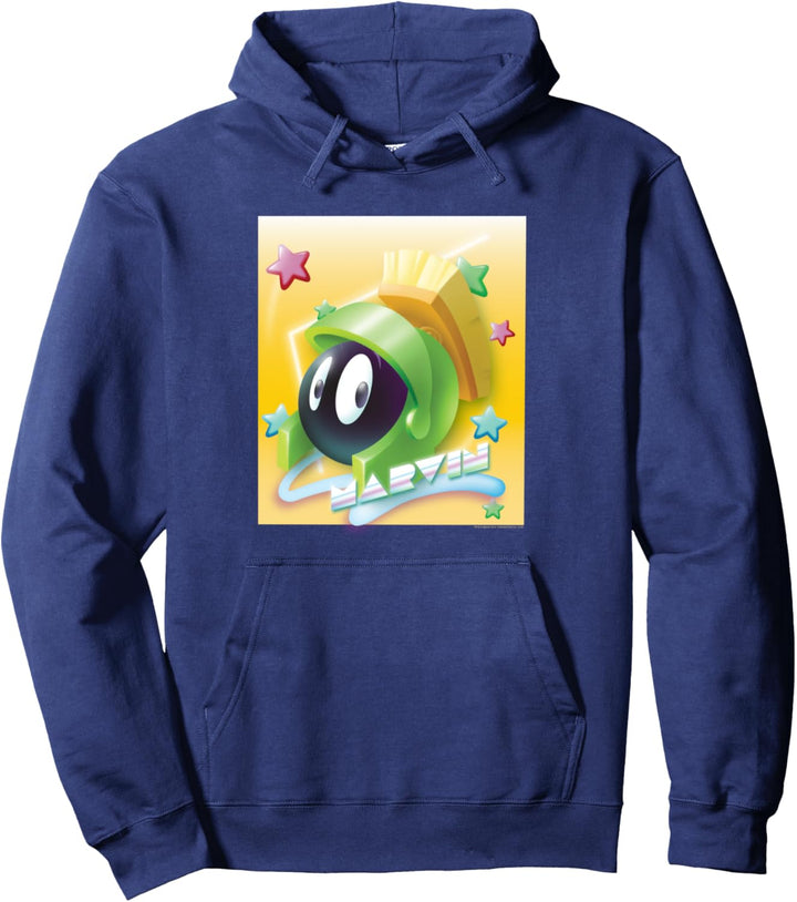 Looney Tunes Marvin the Martian Stars Pullover Hoodie