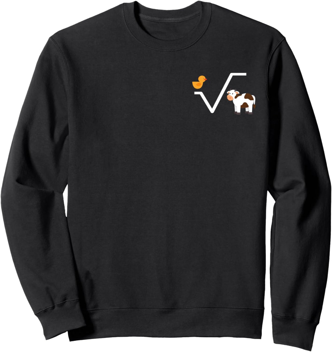 Ente Wurzel Kuh Witziges Mathematik T-shirt , Mathe t shirt Sweatshirt