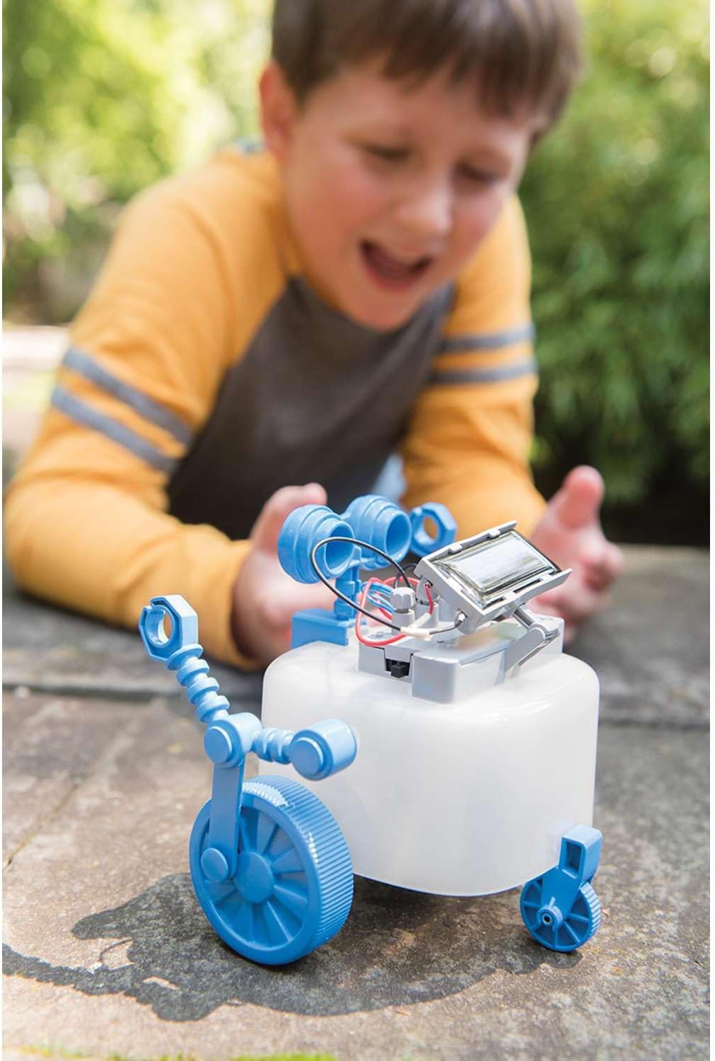 4M 403417 Green Science Rover Robot-Solar Hybrid Power, Multi Rover Roboter Solar Hybrid, Rover Robo