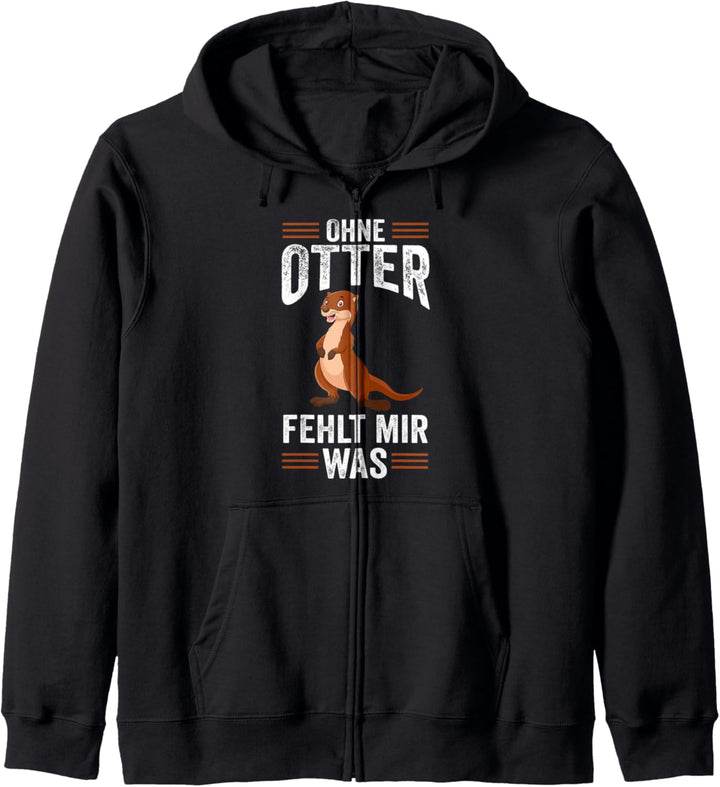 Zootier Otter Kapuzenjacke