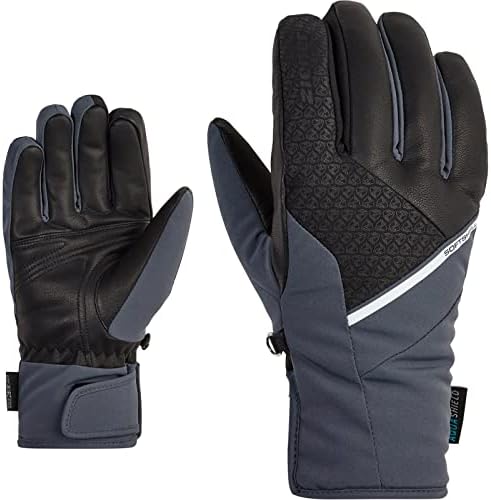 Ziener Damen Kasadina Ski-Handschuhe/Wintersport | wasserdicht, atmungsaktiv, Soft-Shell 6 Ombre, 6