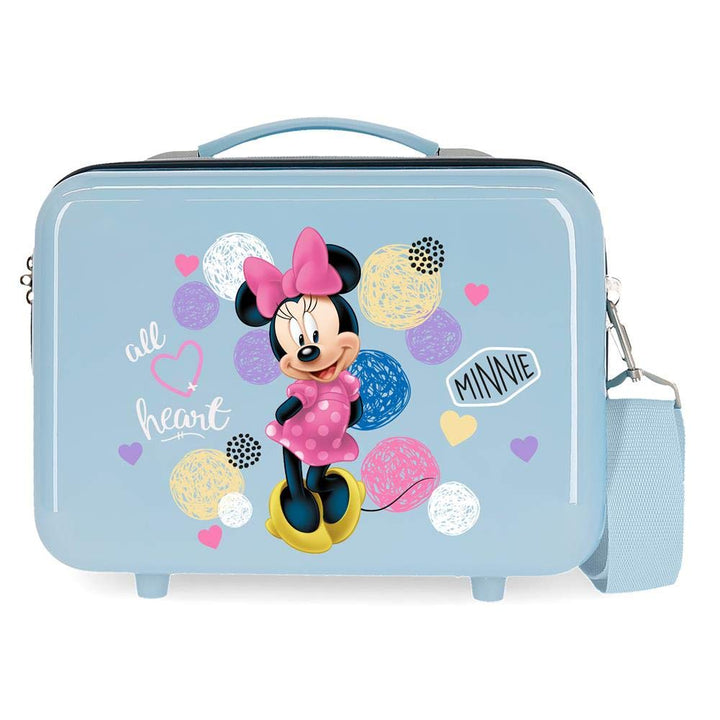 Disney Love Minnie Anpassungsfähiger Schönheitsfall Blau 29x21x15 cms ABS