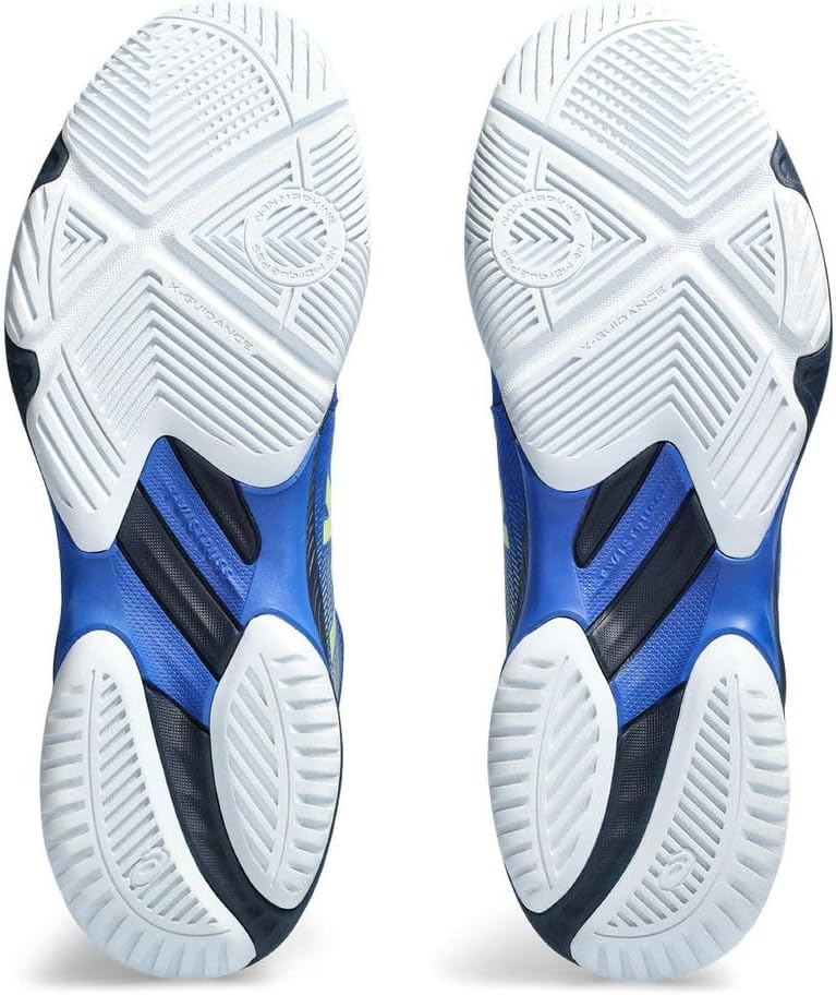 ASICS Damen Netburner Ballistic Ff 3 Sneaker 44 EU Illusion Blue Glow Yellow, 44 EU Illusion Blue Gl
