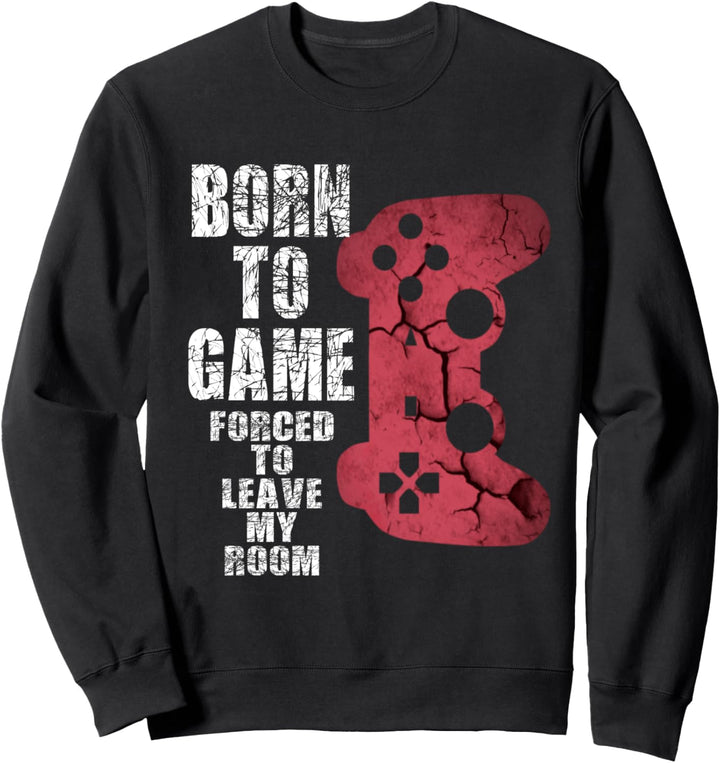 Lustige Gamer Zocker Spruch Videospiele Geschenk Jungen Sweatshirt