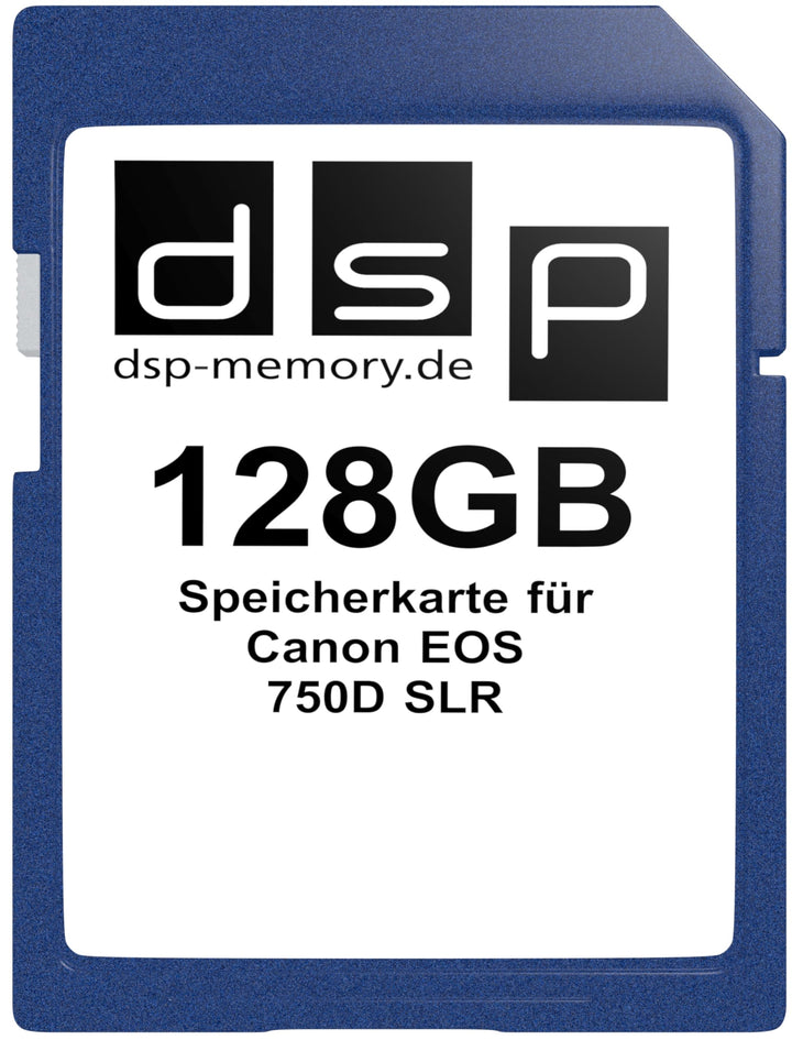128GB Speicherkarte für Canon EOS 750D SLR, 128GB